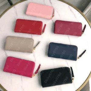 Kvinnliga plånböcker Lång myntväskor Designer Bags Card Holder Women Color Empnacing Zipper Purses Fashion Mens Wallet Luxury Bag Whose343o