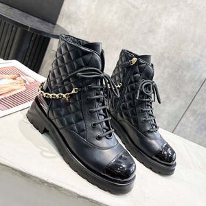 2023 Luxury Designer boot Woman Fashion Boots Leather Booties Women Ankle Biker Australia Platform Heels Winter Sneakers