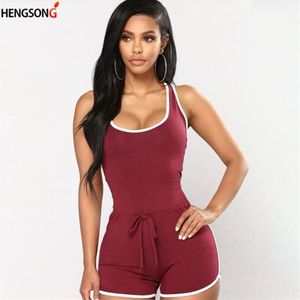 Spor Salonu Giyim Yaz Kadınları Fitness Set Bodysuit Tulum Kaldırımları Kadın Egzersiz Yoga Takip Kadın1298u