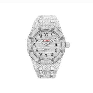 BB0N 2023Other Watch 2023 Watch bNew dign Blu Japane Quartz Movement Custom Blue Arabic Number Dial Diamond Luxury Wrist Watch for Men Women JeweZMPVJKAC