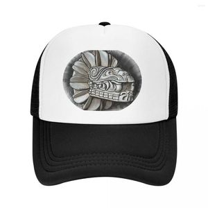 Ball Caps Feathered Serpent Quetzalcoatl Baseball Cap Hat Beach Custom Hood Women Men'S