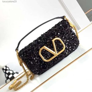 Valenteno Lady New Chain Little Womens Vbuckle Shoulder Vlogo Bag Lady Miniloco Cowhide 핸드 헬드 클래식 가방 가죽 원 스 트래드 패션 금속 가죽 지갑 6muq