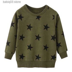 Hoodies Sweatshirts Jumping Meters Long Sleeve New Arrival Stars Print Boys Girls Sweatshirts Autumn Spring Kids Clothes Hot Selling Shirts Tops T230907