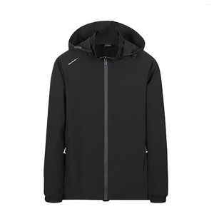 Men's Jackets Big And Tall Snow For Men Jacket Fleece Autumn Winter Solid Windproof Old School Mens Trench Coat