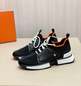 2023 Perfect Brand Sporty Look Depart Sneakers Shoes Knit Calfskin Rubber Sole Runner Mesh Lightweight Skateboard Flexible Cheaper Trainer