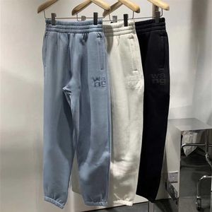 Męskie spodnie Aw Sweatpants Element Sky Element Set Street Screen Drukowanie swobodne ciepłe workowate workowate joggers damskie dna T221205176S