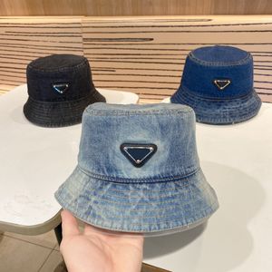 Designer bonés balde chapéu cabido chapéu itália milan tendência design balde boné lavado denim casual triângulo bola boné chapéus para homens casquette