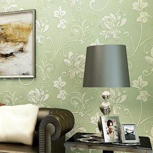 Wallpapers AsyPets 10M 3D Flower Pattern Wallpaper For Bedroom Living Room Decor