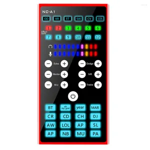 Microfoni A1 Scheda audio per telefono cellulare Schede audio Strumento per modificare la voce del computer Cambia telefono Mixer live Streaming Dispositivo universale