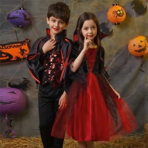 Cosplay Halloween ragazze vestito da strega festa di carnevale bambino bambini pipistrello costume infantile bambini zucca abbigliamento 230906