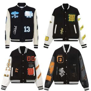 50% di sconto su giacche da baseball da uomo giacca oversize ricamata Varity Designer cappotto di lana uomo donna abbigliamento sportivo felpa casual taglia USA