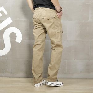 メンズパンツICPANSカーゴメンエラスティックウエストミリタリーカジュアルサマー衣類男性ズボン