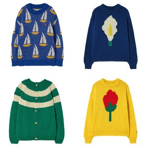 Pullover Kids Sweaters 2023 Autumn Winter Brand Boys Girls Girls Trump Knit Baby Child Toddler Cotton Outwear Tops Clothing 230906