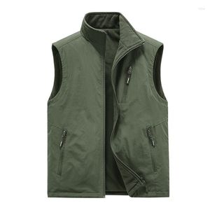 Men's Jackets Work Vest Men Pography Clothing Tactical Military Winter Motorcyclist Mountaineering Water Proof Sleeveless WaistCoat6X