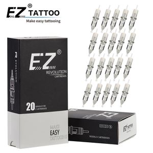 Tatueringsnålar EZ REVOLUTION TATTOO CARTRIDGE NEELD RUND LINER RL #12 0,35 mm #10 0,30 Långt avsmalnande rotationsmaskinförsörjning 20 PCSBOX 230907