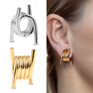 Labret Lip Piercing Jóias Vankula 2pcs 00g Stacker Anéis Lobe Cuff Ear Gauges Plugs Túneis Maca Brinco Clipe na Cartilagem Corpo de Casamento 230906