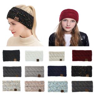 Frauen Gestrickte Wärmer Stirnband Dame Bunte Winter Häkeln Haarband Outdoor Gehörschutz Weihnachten Party Geschenk dc141