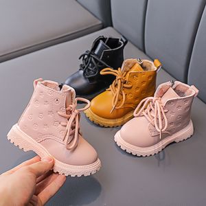 Boots Winter Baby Girls Boys Snow Boots Warm Plush Infant Toddler Boots Outdoor Soft Bottom Non-Slip Children Boots Kids Shoes 230907
