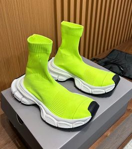 London Brands 3xl Sock Speed ​​Sneakers Shoes Technical Knit Stretch Fabric Runner Sports Breath Rubber Sole Mesh Party Dress Par Comfort Walking