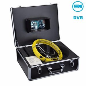 Factory Direct Supply 20M Sewer Waterproof Camera Pipe Pipeline Drain Inspection System 7 Inch Monitor With DVR