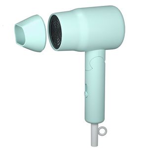 Andra massageföremål Mini Travel Hair Dryer 800W Compact Folding Handle Blow med 3 värmeinställningar 2 Speed ​​Tyst Torkning 230906