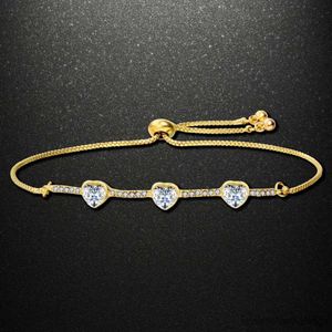 Charm Bracelets 여름 최신 인기있는 행운의 여자 아이 어린이 매력 지르콘 구리 팔찌 여성 Pulseras Mujer Jewelry R230907