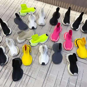 Designerskie męskie Sock Sock Sneakers dzianiny buty swobodne biegaczy dla kobiet platforma trampka stretch czarne białe trenerzy buty sportowe z pudełkiem no467