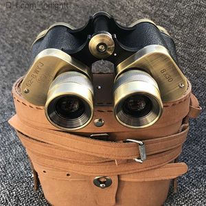 Teleskop Pure Copper Telescope Military Binoculars Professional Spotting Scope with RangerFinder HD Night Vision Q230907