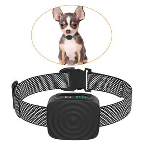 Collari per cani Guinzagli Dispositivo antiabbaio per animali domestici Collare di addestramento per cani elettrico ultrasonico intelligente USB Arresta l'abbaiare Vibrazioni Resistente all'acqua 230922