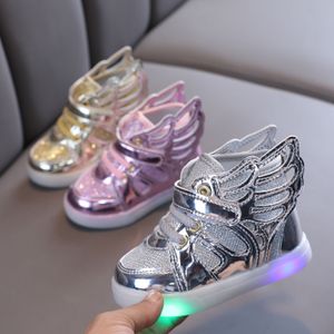 Scarpe da ginnastica per bambini da esterno atletiche Scarpe da ginnastica per bambini da bambina luminose con scarpe sportive per ragazze leggere Taglia 2130 Scarpe casual per bambini con luce a LED 230906