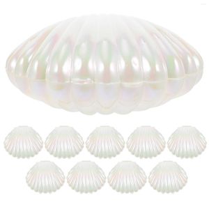 Gift Wrap Candy Container Box Seashell Jewelry Dish Small Jar Plastic Holder Party Favor Containers