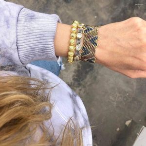 Braccialetti con ciondoli YASTYT Miyuki Perline Set Moda Colore oro Perline Gioielli Bracciale con strass per le donne Cuore messicano Pulseras Femme