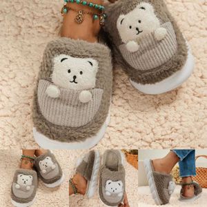 Slippers Casual Long h Flat Bottom Women's Slippers Ladies Home Slippers Clashing Color Fashion Ladies Slippers X0905