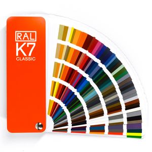 Andra kontorsskolan levererar Tyskland Ral K7 International Standard Color Card Raul Paint Coatings With Gift One Box 230907