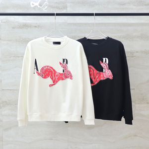 Designer Luxury Polar Fashion High Street cotton sweatshirt pullover Hoodie Breathable men and women rabbit print casual hoodie