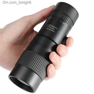 Telescopes 8-40X40 High Power Monocular High Definition Telescope Portable Outdoor Camping Hunting Tourism Night Vision Telescope Q230907