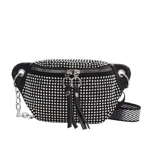 Taille Taschen Damen Mode Luxus Diamant Fanny Pack Umhängetasche Frauen Kristall Sling Brust Tasche Bum 230906