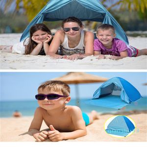 Hela utomhus vandring camping skydd för 2-3 personer UV-skyddstält för strandgräsmattan hem 10 st multicolor3085