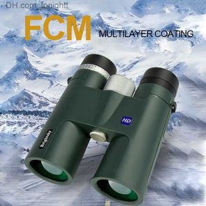 Telescopi Binocolo HD 12x42 Prisma a tetto Professionale Impermeabile Visione notturna bassaBinocolo per adulti HD Bird Watching Telescopio 2021 Nuovo Q230907