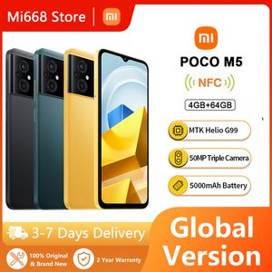 Global Version POCO M5 Smartphone MediaTek Helio G99 Octa Core 6.58" DotDrop Display 90Hz 50MP Triple Camera 18W 5000mAh Battery