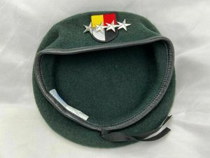 Boinas Exército dos EUA 3º Grupo de Forças Especiais PRETO Boina Verde OFICIAL 4 ESTRELAS GENERAL RANK Chapéu Todos os Tamanhos