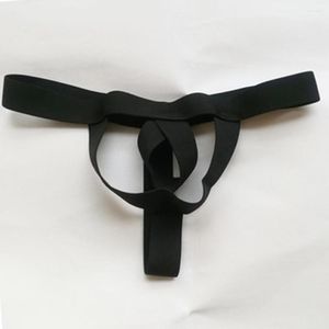 UNDUPTS Açık Ön Erkekler Seksi G-String Elastik iç çamaşırı tanga büyütme horoz erotik iç çamaşırı penis yüzüğü jockstrap a50