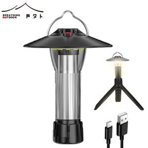 Portable Lanterns 3000mAh Camping Lantern with Magnetic Base Liknande Blackdog mål Zero Lantern 5 Ljuslägen LED -ficklampor Emergency Lamp 230907