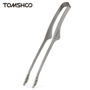 Utomhus Gadgets Tomshoo Ultralight Tongs 92 tums BBQ Grill Clip Camping Backpacking Toming Cookware Accesories 230906