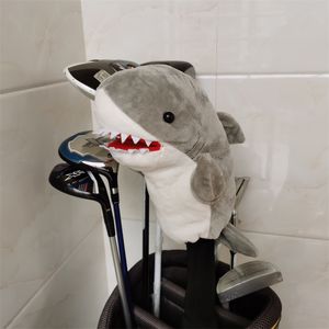 Inne produkty golfowe Shark Golf Fairway Wood Cover Plush Animal Golf Club Fairway Woods Hybrydowe nagłówki Unisex 230907