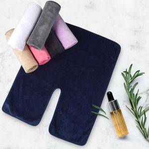 Havlu 3pcs Mikrofiber estetisyen Havlu Yüzler Maskesi Yüzü Çıkarma Yüz Sargısı Yumuşak Yüz Bezi Bölünmüş Tasarım Spa U ŞEKİL