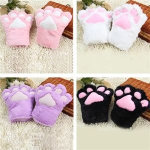 Partyversorgungen sexy die Dienstmädchen Katze Mutter Katzen Klauenhandschuhe Cosplay Accessoires Anime Kostüm Plüschhandschuhe Pfoten Partys Handschuhe Lieferungen 907