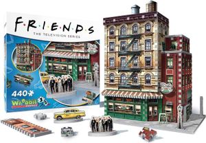 3D Puzzles Wrebbit3D Friends Central Perk Youth and Adult 3D Puzzle | 440 True Puzzles | Not just a regular model kit suitable for all friends and TV series fans Z0907