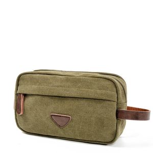 Вечерние сумки MUCHUAN Europe Vintage Canvas Leather Hand Bag Водонепроницаемый комплект для бритья Dopp Кожаная дорожная сумка Женский органайзер для макияжа 230906