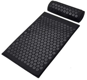 Yoga Mats AntiStress Acupressure Mat Foot Shakti Massage Applicator Spike Back Cushion Accupressure 230907